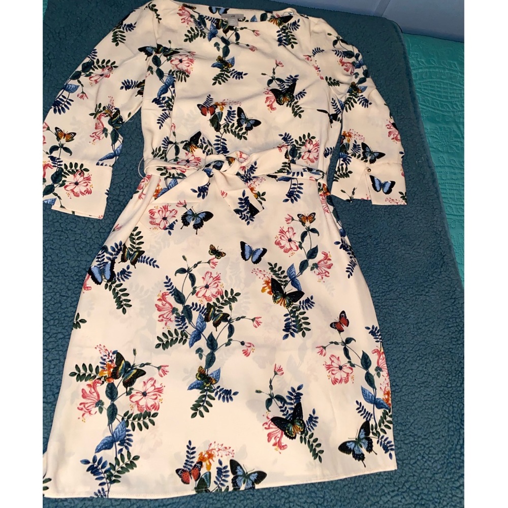 PINK BUTTERFLY DRESS